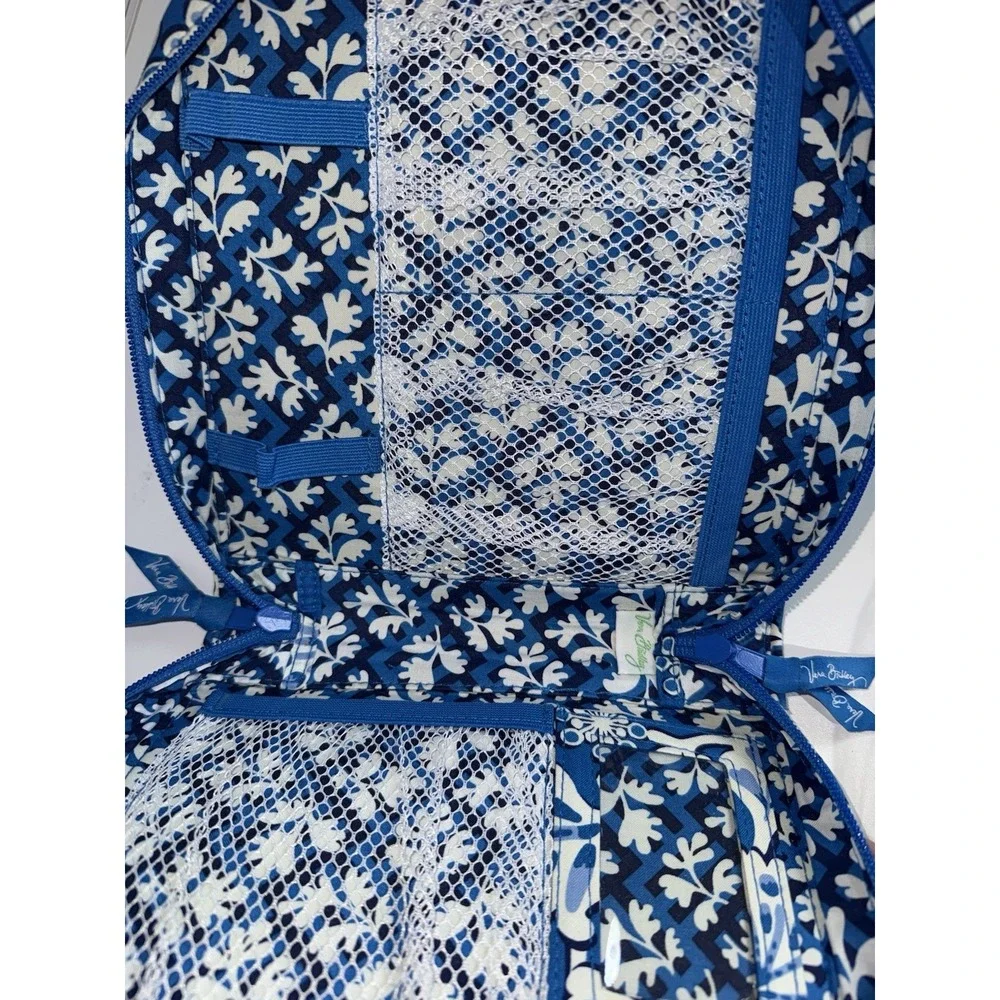 Vera Bradley Tech Organizer Case Blue Lagoon Make Up ? Travel Floral Paisley‎